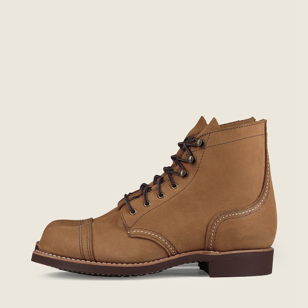 Heritage Støvler Dame - Red Wing Iron Ranger - Short Chinook Læder - Khaki - XAZCPF-635